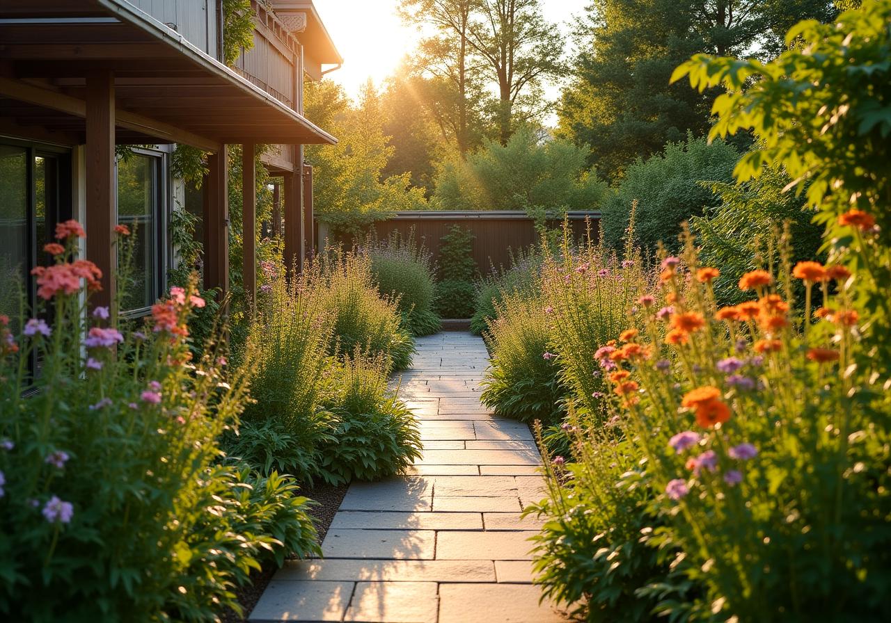 Naturnaher Garten mit heimischen Pflanzen